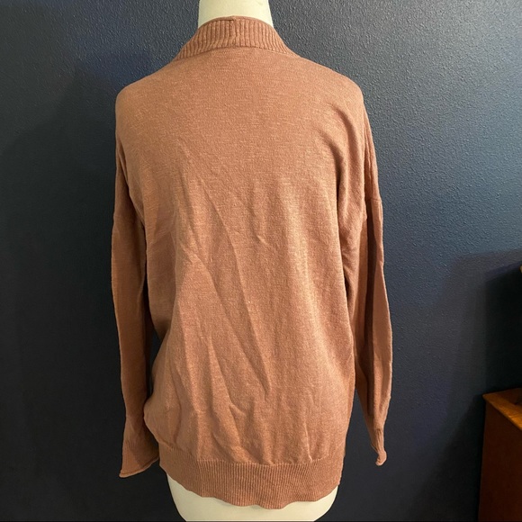 Madewell Boyfriend Sweater Open Front Cardigan Cotton Blend - Picture 2 of 4